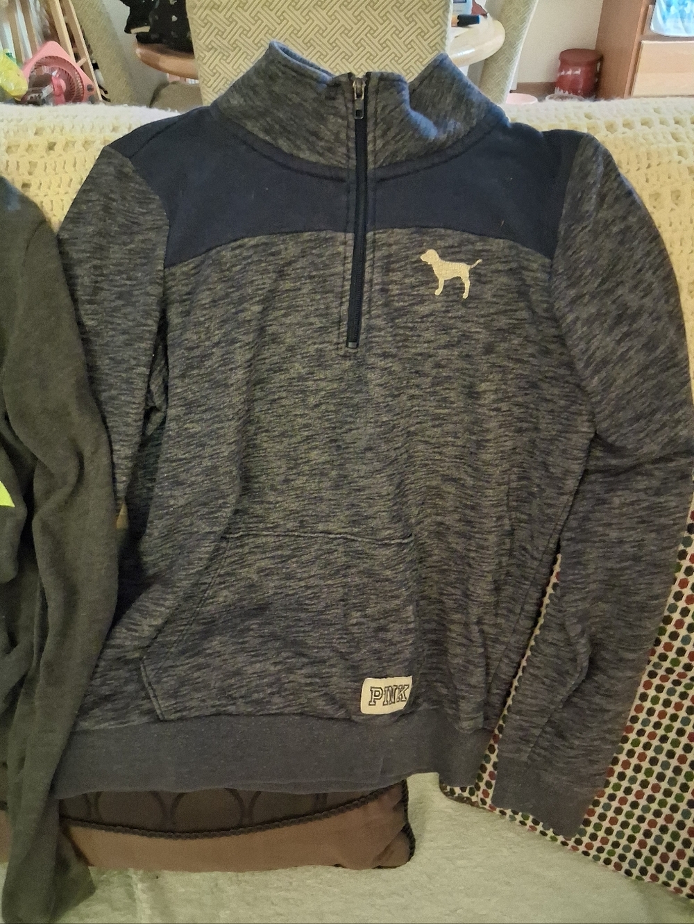 Two extra small victoria's secret pink hoodies